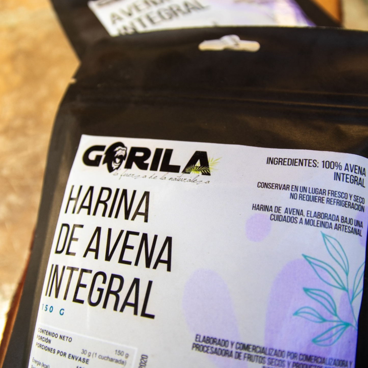 HARINA DE AVENA INTEGRAL 150 g